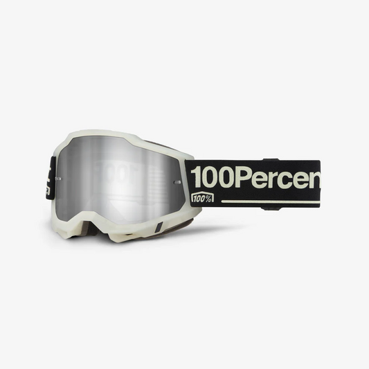 100% ACCURI 2 GLOW Maske Weiß Mirror Screen