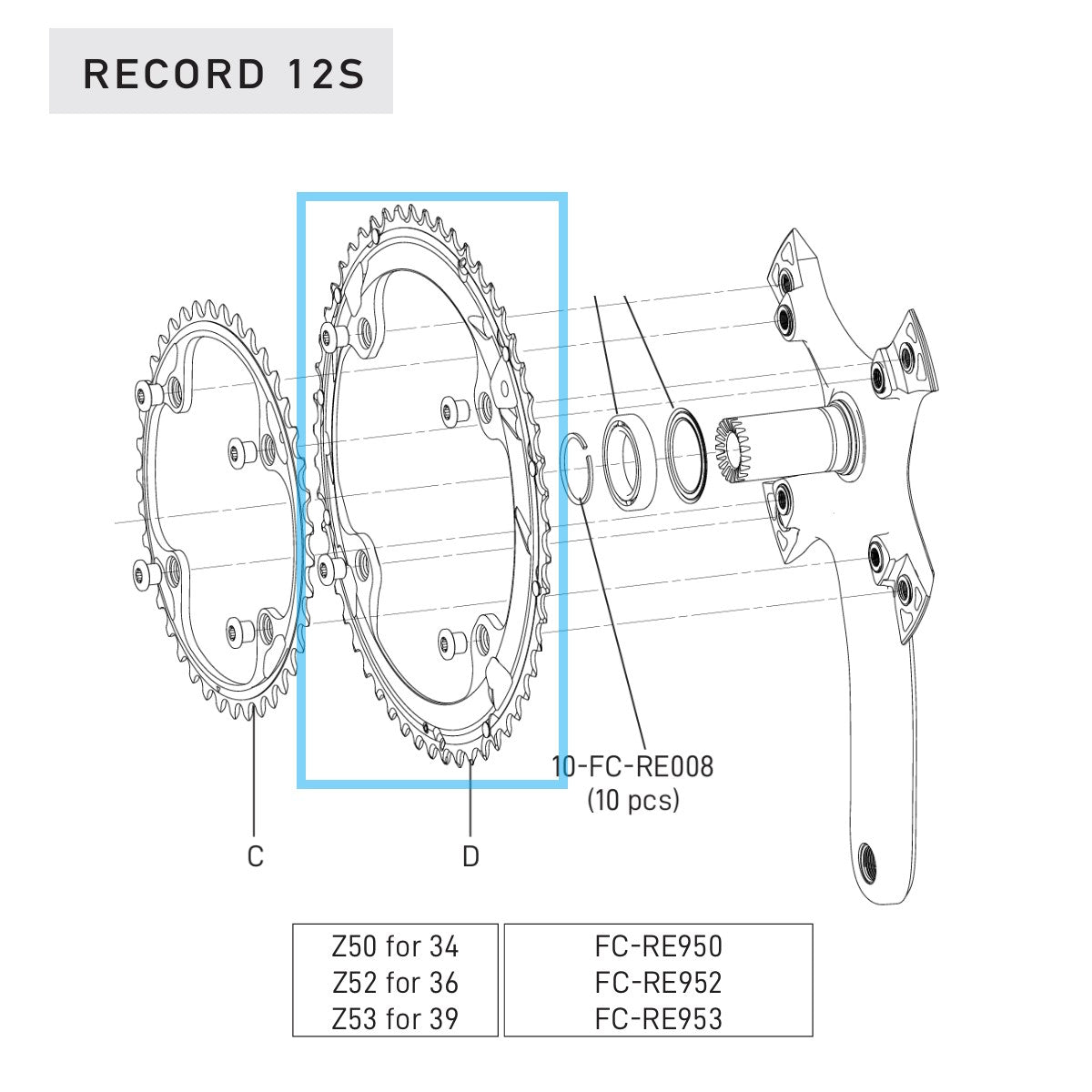 Outdoor Tablett 12V CAMPAGNOLO RECORD