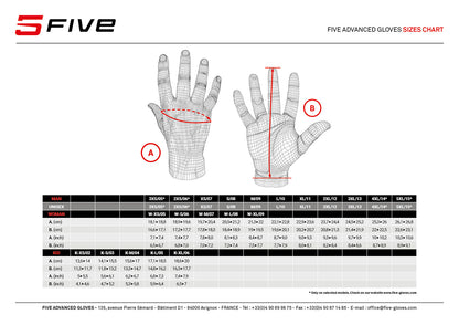 Handschuhe FIVE BMX RACE Junior Rot