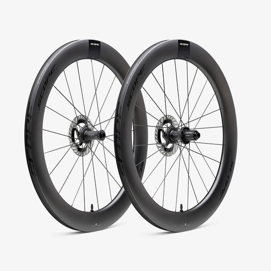 SCOPE Race R6 Laufradsatz Tubeless Ready (Centerlock) Schwarz