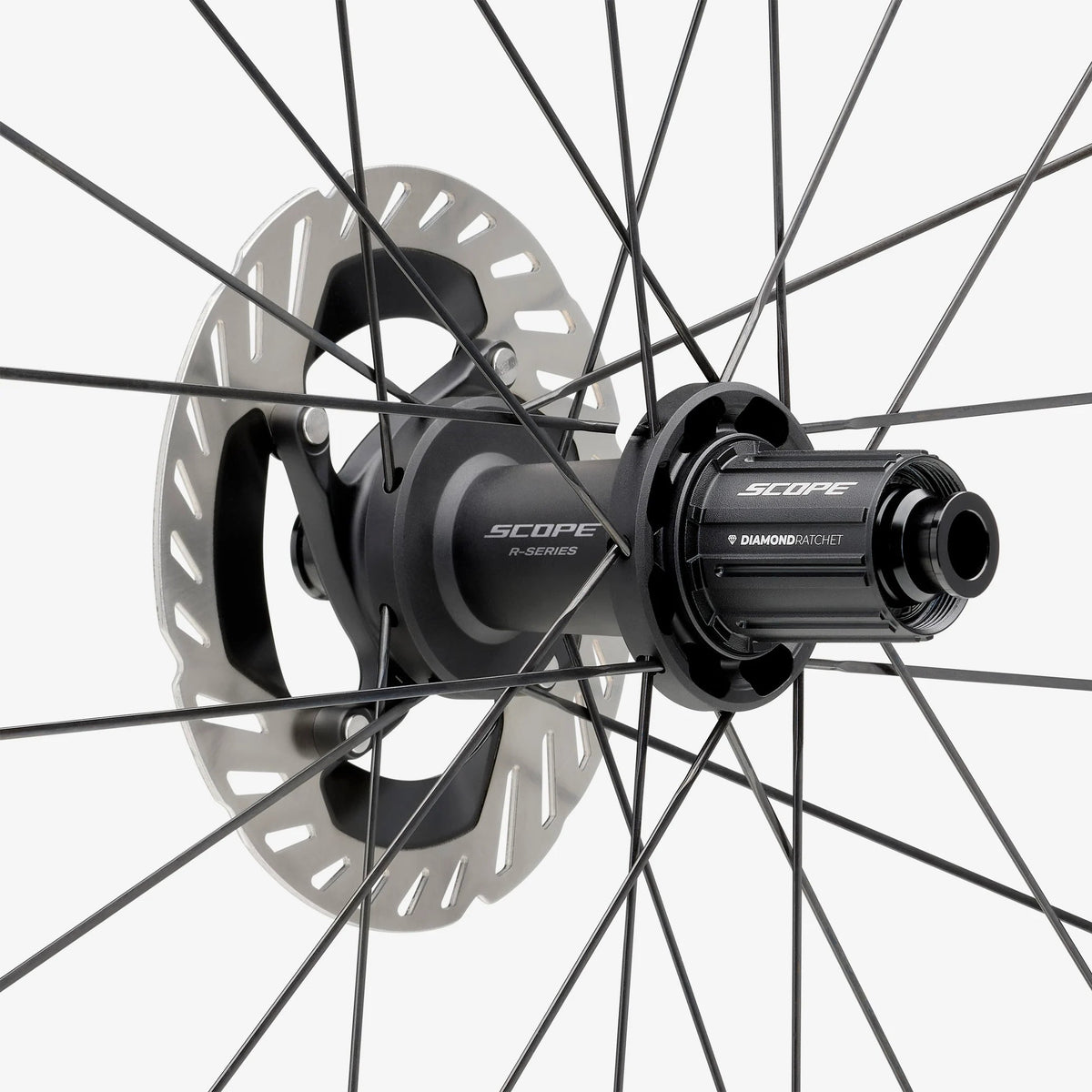 SCOPE R4G Weiß – Nabendetail