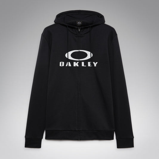 Kapuzenpullover OAKLEY BARK FZ 2.0 Schwarz/Weiß