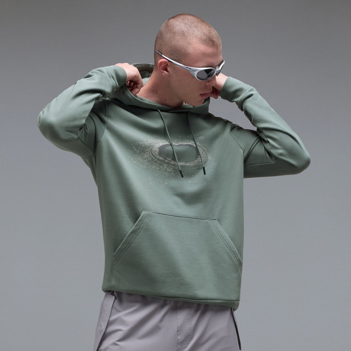 Kapuzenpullover OAKLEY LUNAR ELLIPSE HOODIE Grün