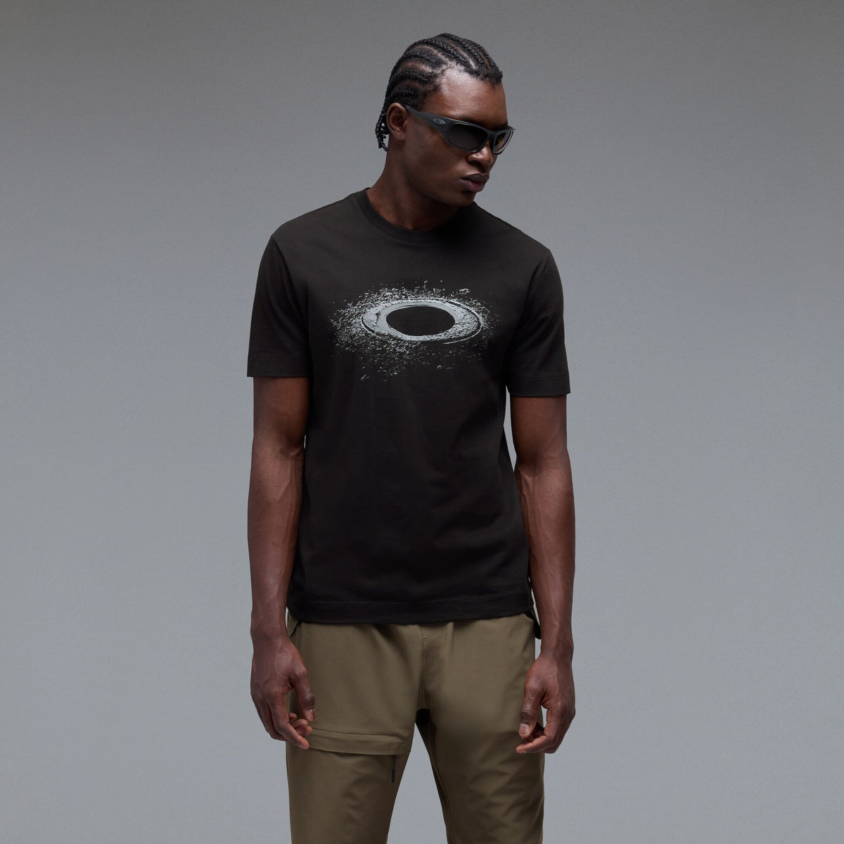 T-Shirt OAKLEY LUNAR ELLIPSE TEE Schwarz