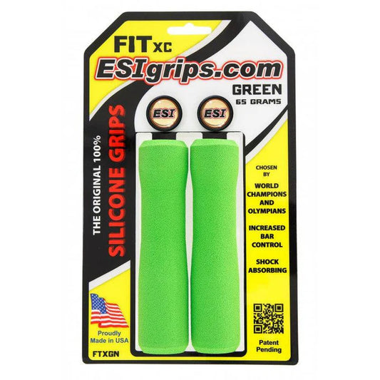 ESI FIT XC EXTRA CHUNKY/CHUNKY COMBO Grips 130 mm Grün
