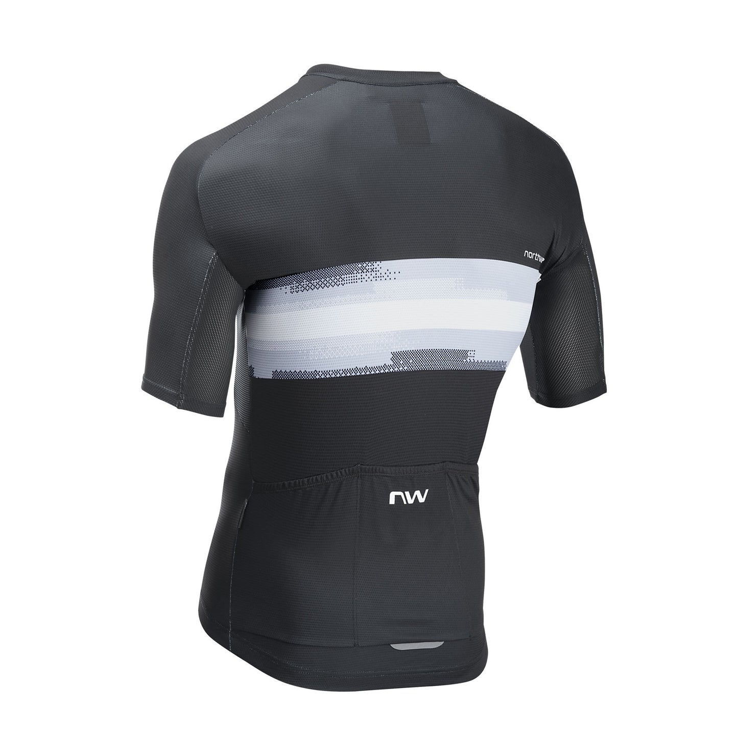 NORTHWAVE FORCE EVO Trikot Kurzarm Schwarz/Weiß