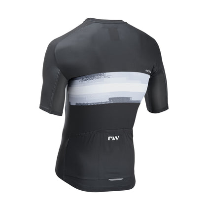 Trikot NORTHWAVE FORCE EVO Kurzarm Schwarz/Weiß