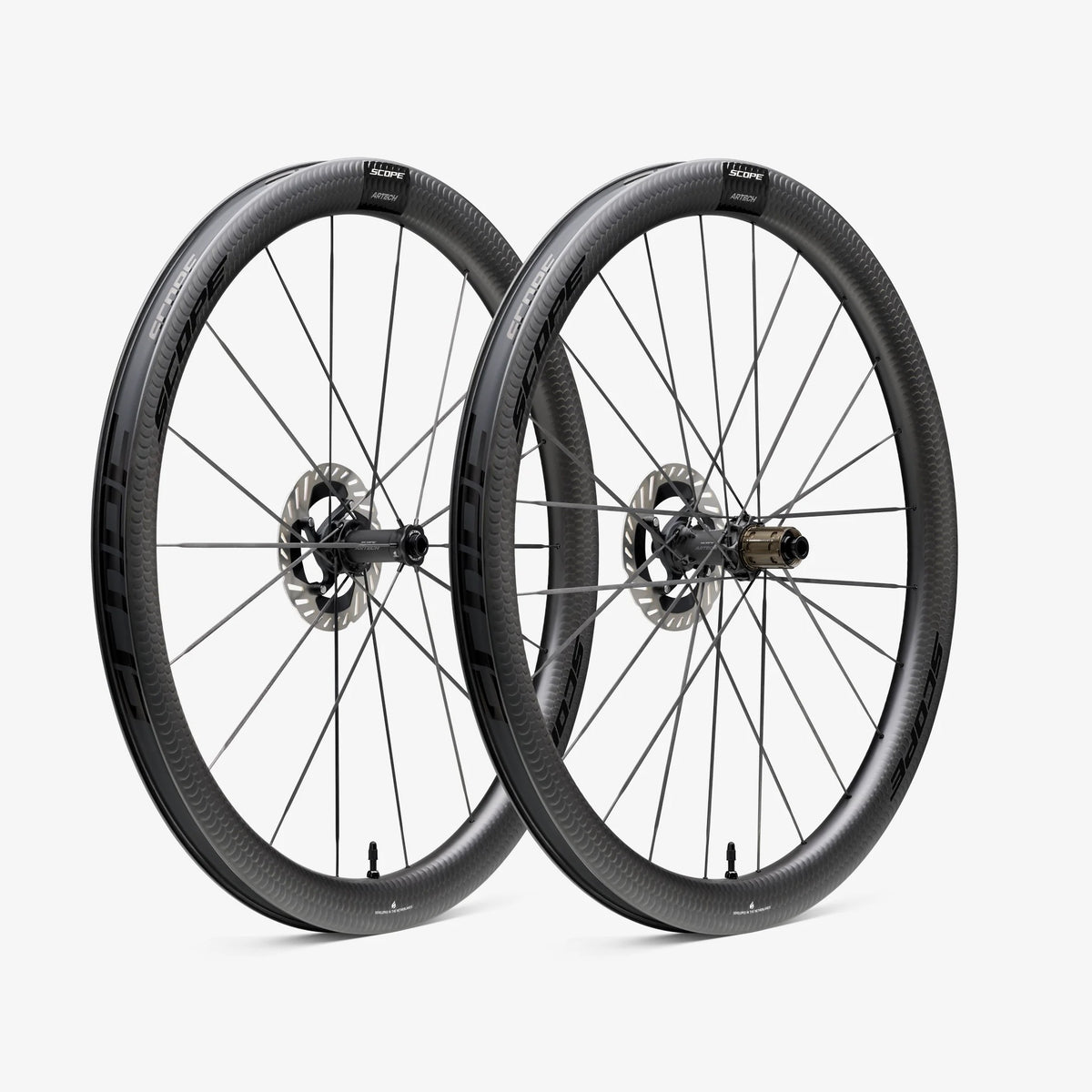 Laufradsatz SCOPE Artech 4.G Tubeless Ready (Centerlock) Schwarz