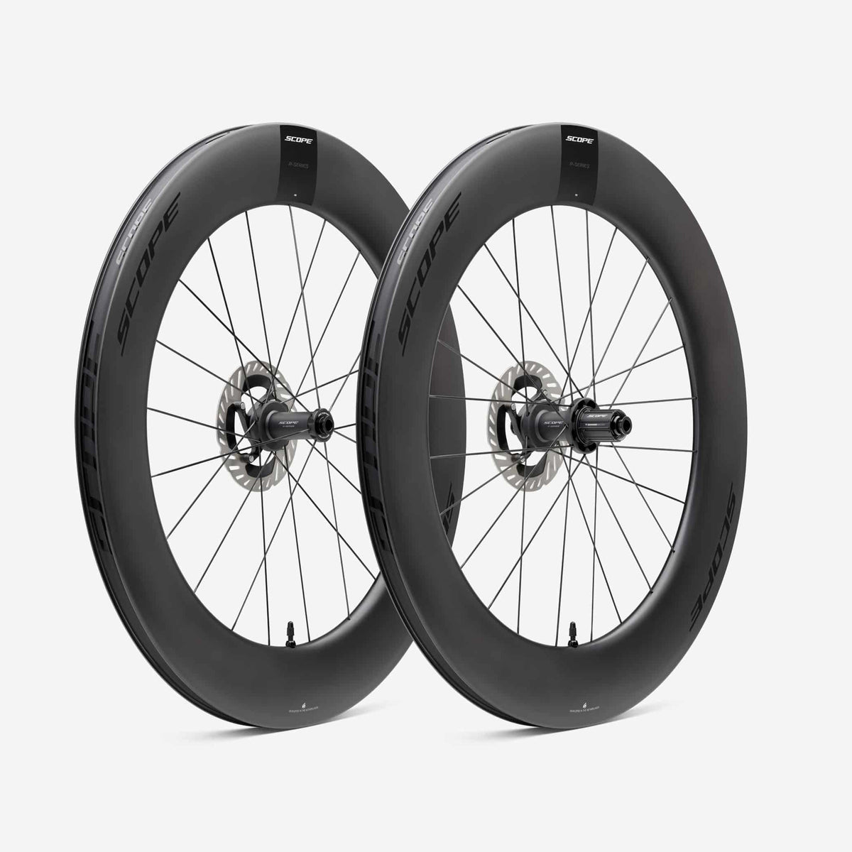 Laufradsatz SCOPE Race R8.T Tubeless Ready (Centerlock) Schwarz
