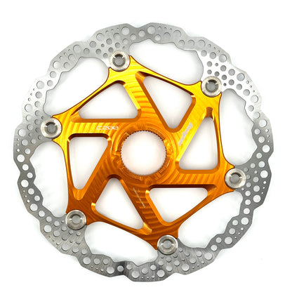 Schwimmend gelagerte HOPE Centerlock-Bremsscheibe Orange