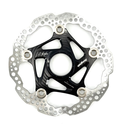 Schwimmend gelagerte HOPE Centerlock-Bremsscheibe Schwarz