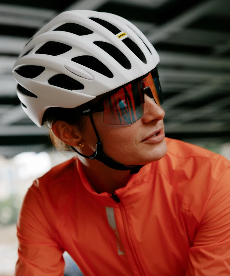 MAVIC MVS SHIELD Brille Schwarz Rotes Glas Photochromatisch