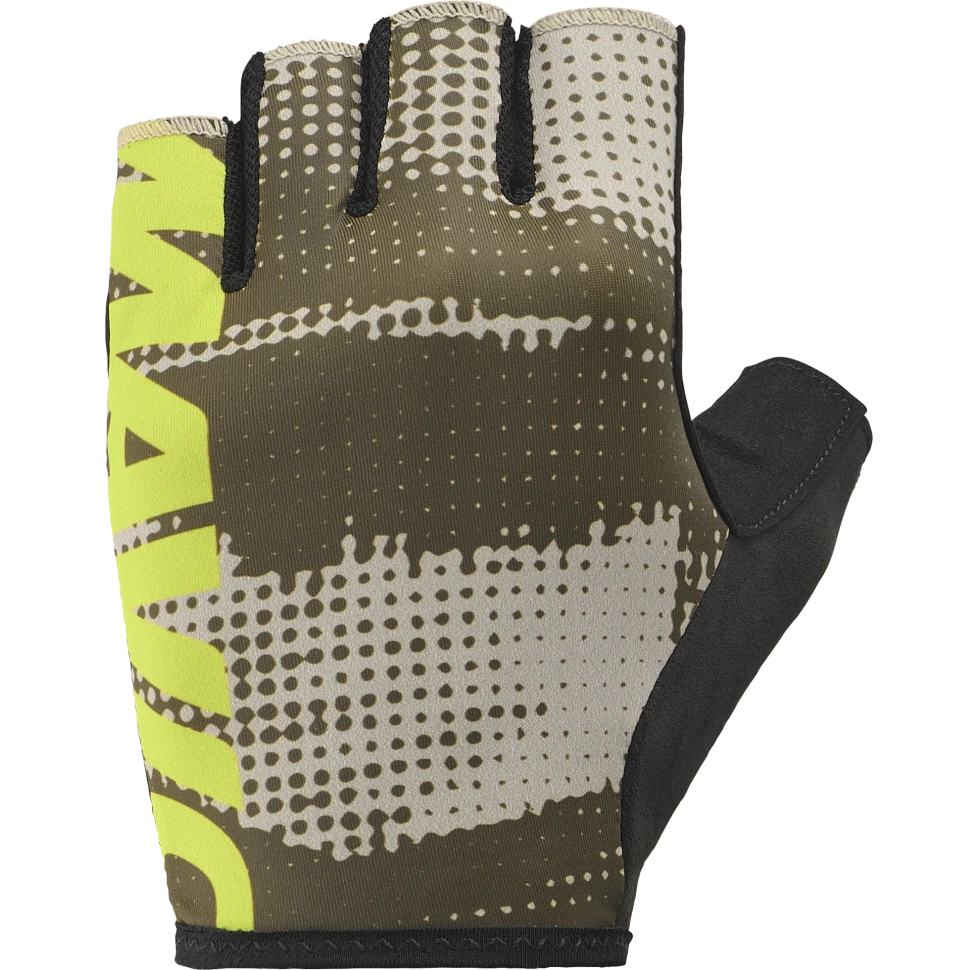 Handschuhe Kurz MAVIC ESSENTIAL PADDED GRAPHIC Khaki
