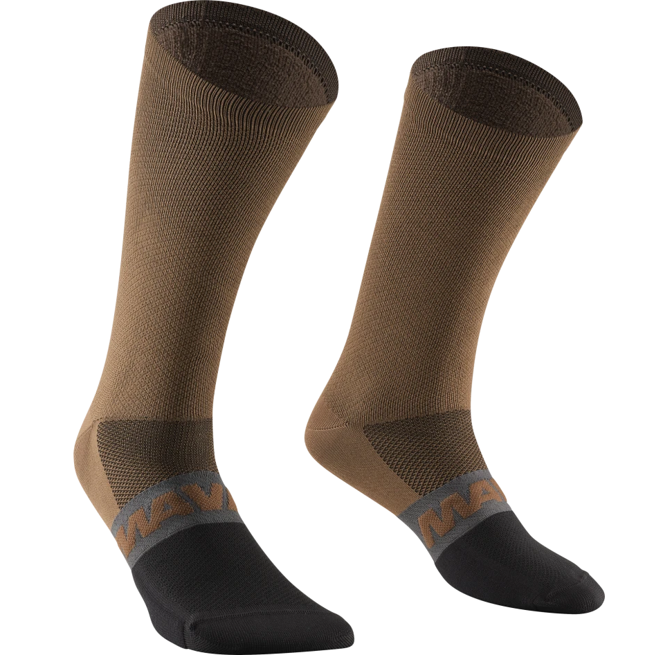 MAVIC ESSENTIAL HIGH Socken Braun