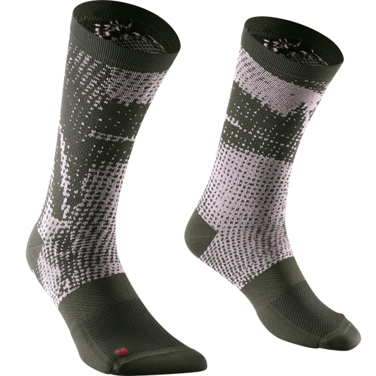 MAVIC ESSENTIAL GRAPHIC Socken Khaki/Pink