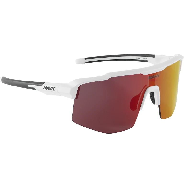 MAVIC MVS SHIELD Brille Weiß Glas Red
