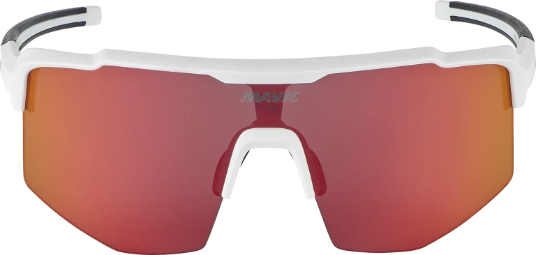 MAVIC MVS SHIELD Brille Weiß Glas Red