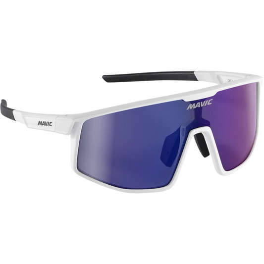 Mavic MVS Speedblast Brille in Weiß mit blauem Glas