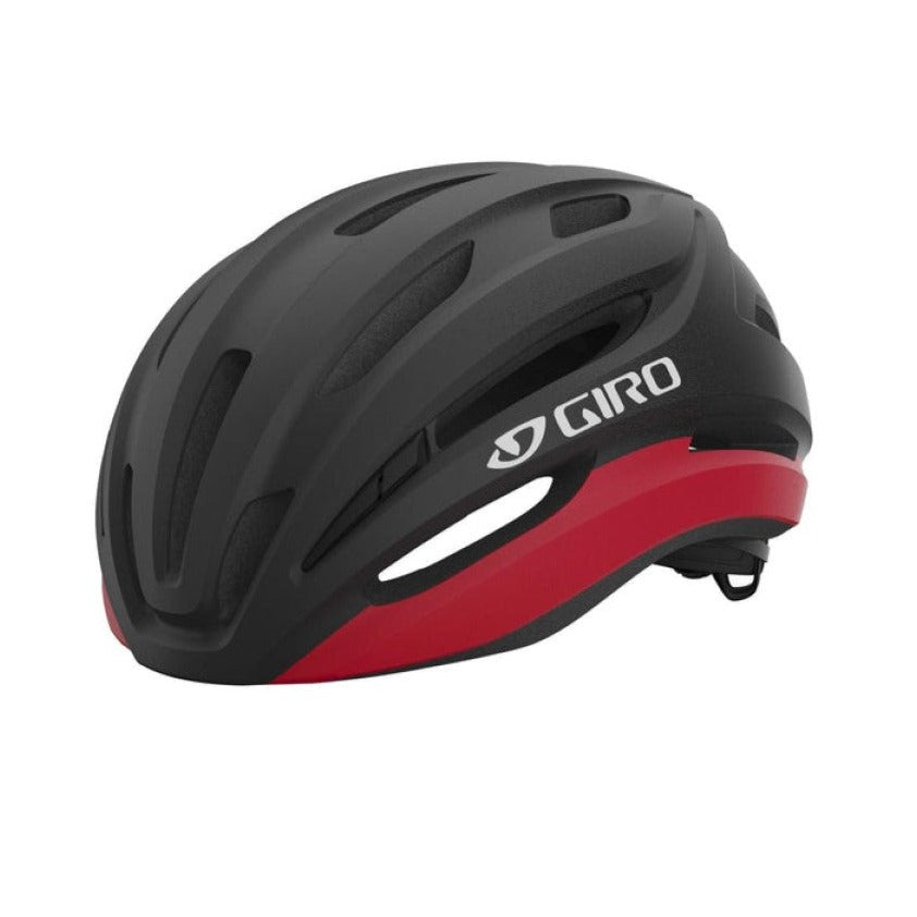 Rennradhelm GIRO ISODE II Mattschwarz/Rot