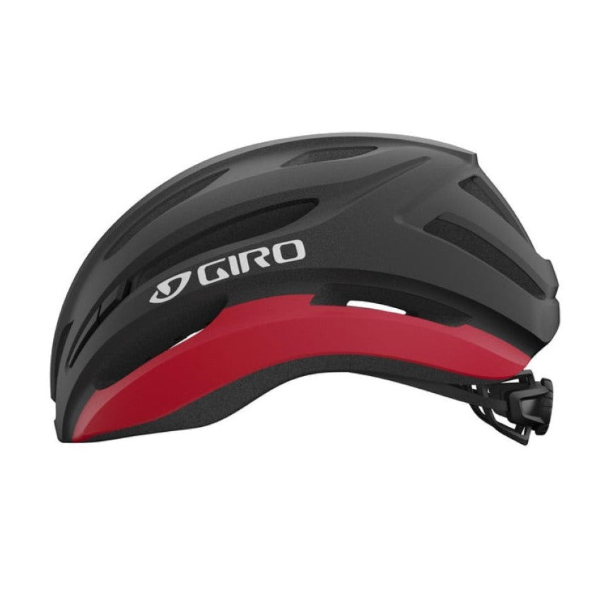 Rennradhelm GIRO ISODE II Mattschwarz/Rot