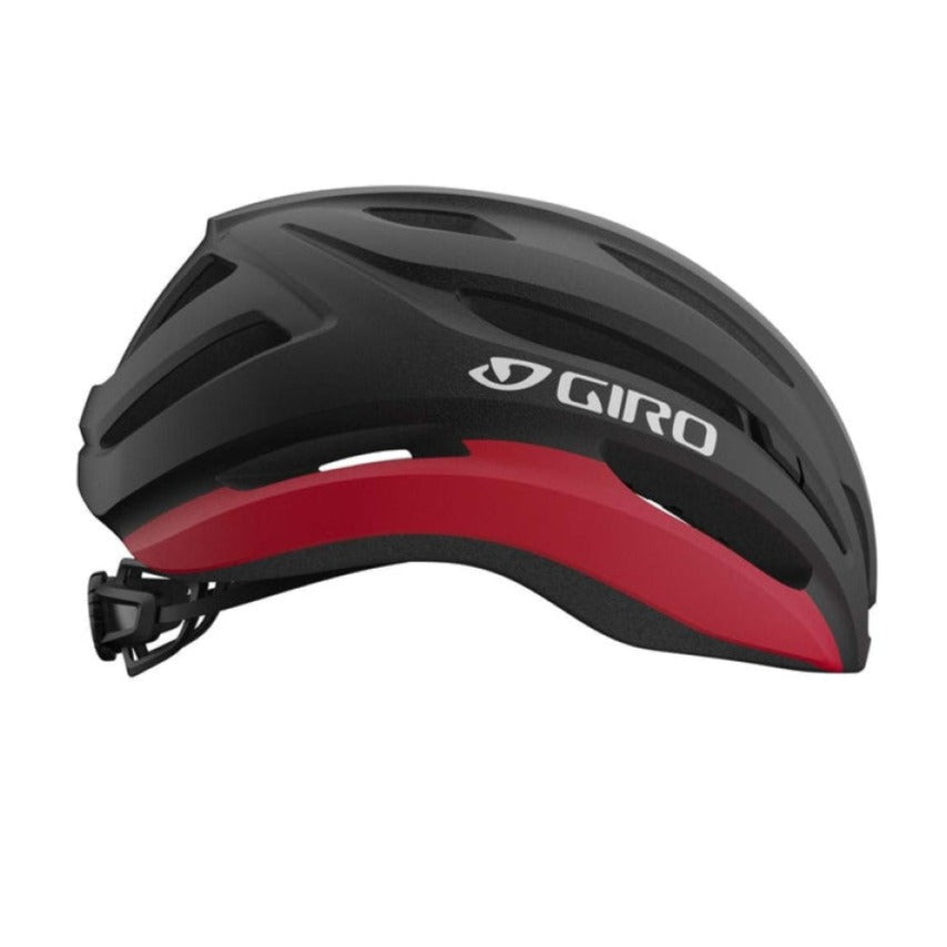 Rennradhelm GIRO ISODE II Mattschwarz/Rot