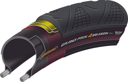 Reifen CONTINENTAL GRAND PRIX 4 SEASON 700c TubeType Schwarz