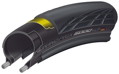 Reifen CONTINENTAL GRAND PRIX 5000 S TR 650b Tubeless Ready Braun