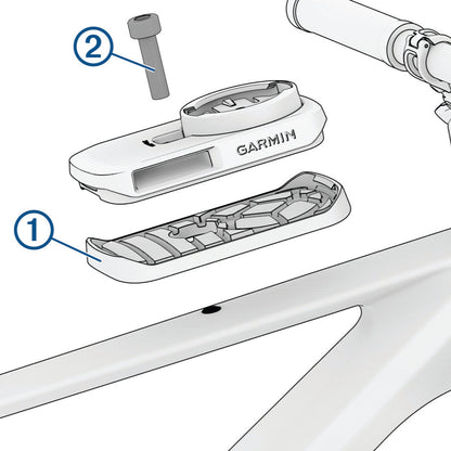 Oberrohr-Halterung für GARMIN EDGE MTB