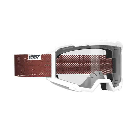 LEATT VIZION 2.0 MTB-Maske Weiß CLEAR 90 VLT