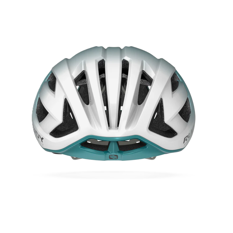Strassenhelm RUDY PROJECT EGOS Emerauld/Weiss