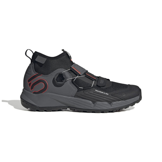 FIVE TEN TRAILCROSS PRO CLIP-IN MTB-Schuhe Grau/Schwarz/Rot
