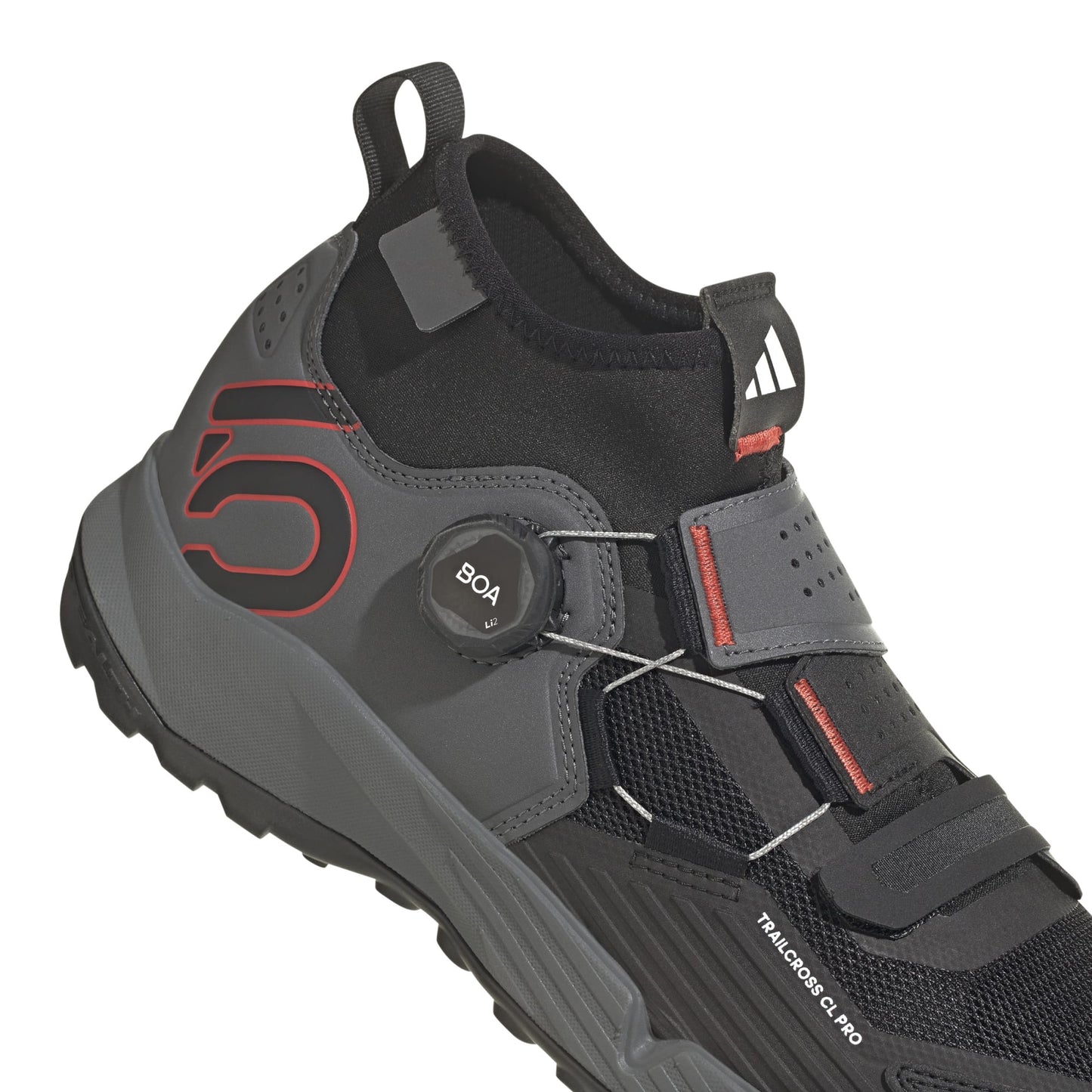 FIVE TEN TRAILCROSS PRO CLIP-IN MTB-Schuhe Grau/Schwarz/Rot