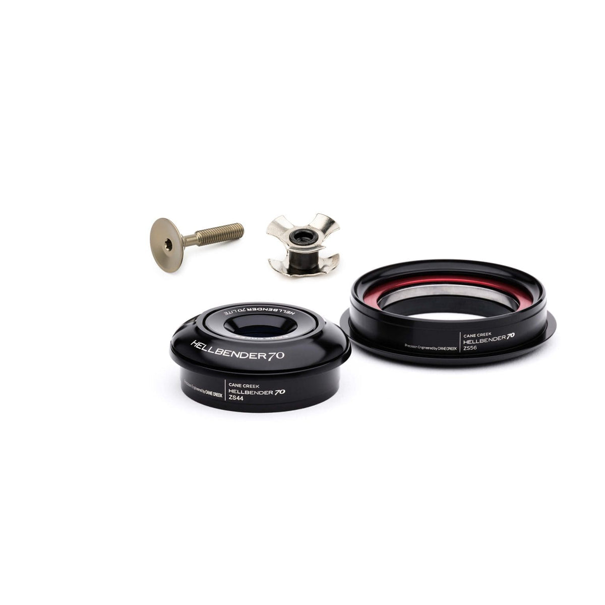 CANE CREEK Hellbender 70 Lite Steuersatz ZS44/ZS56 Schwarz