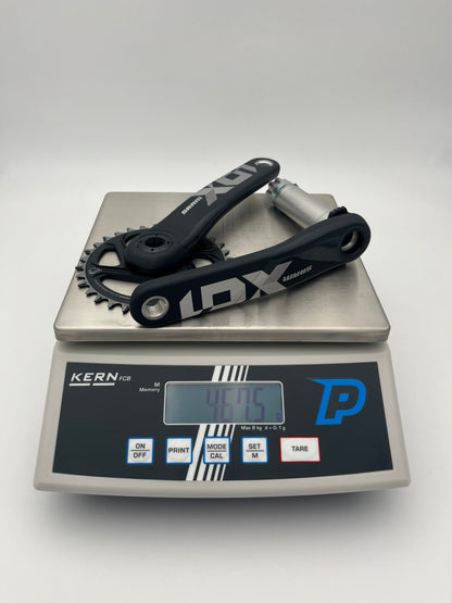 SRAM EAGLE X01 DUB BOOST Lunar Polar 12-fach-Kurbelgarnitur mit Einfach-Kettenblatt, 52 mm