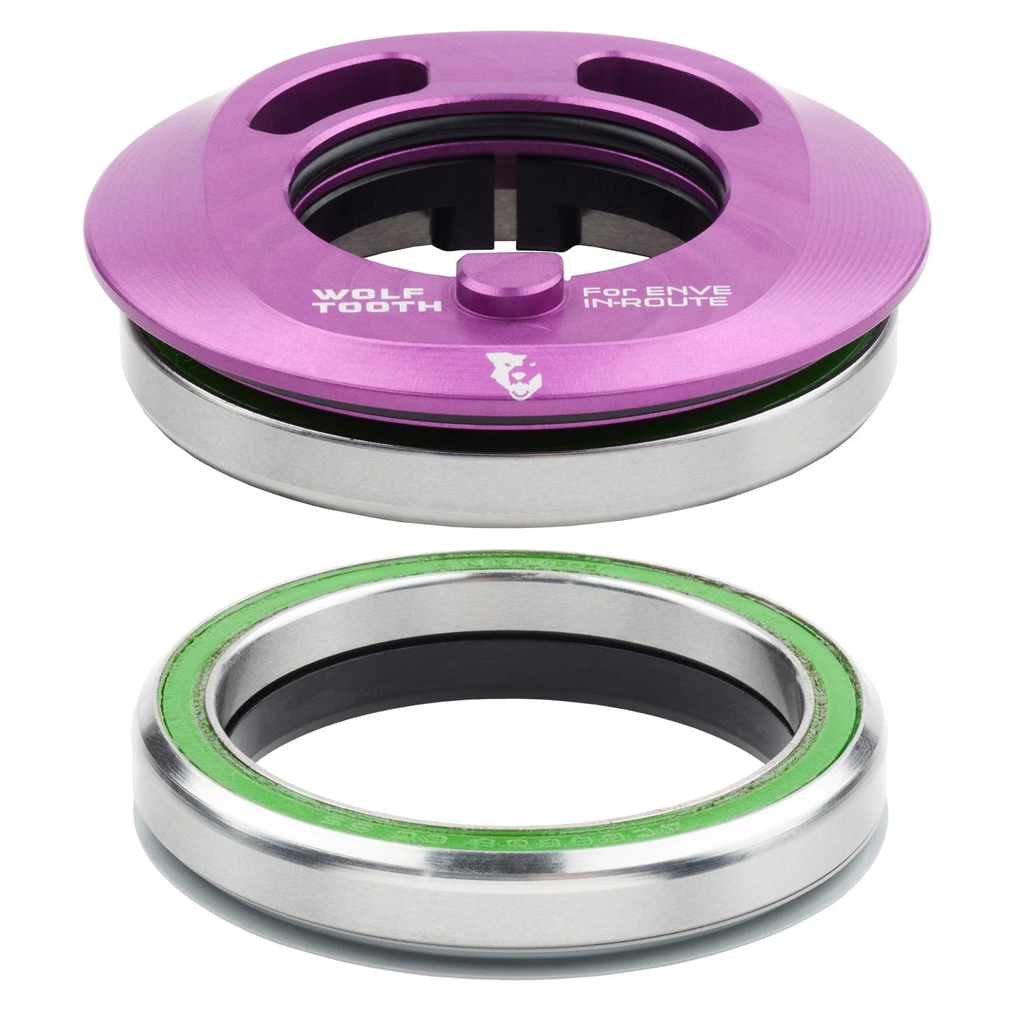 WOLF TOOTH PREMIUM AERO IS52 EN-Route-Steuersatz, integriert, violett