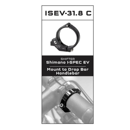 WOLF TOOTH ShiftMount ISEV-31.8 Befestigungsadapter Shimano I-SPEC EV Schalthebel> Lenker 31,8 mm