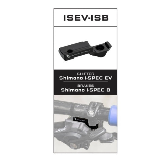 Befestigungsadapter WOLF TOOTH ShiftMount ISEV-ISB Shimano I-SPEC EV Shifter > Bremse Shimano I-SPEC B