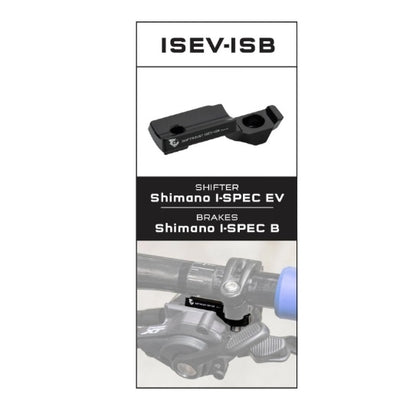 Befestigungsadapter WOLF TOOTH ShiftMount ISEV-ISB Shimano I-SPEC EV Shifter> Shimano I-SPEC B Bremse