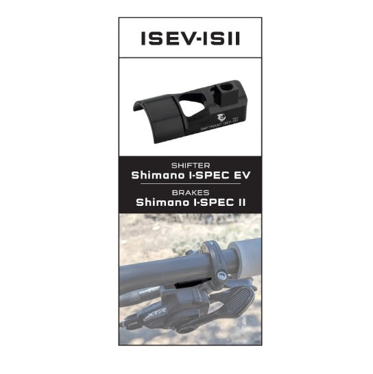 Befestigungsadapter WOLF TOOTH ShiftMount ISEV-ISII Shimano I-SPEC EV Shifter > Bremse Shimano I-SPEC II