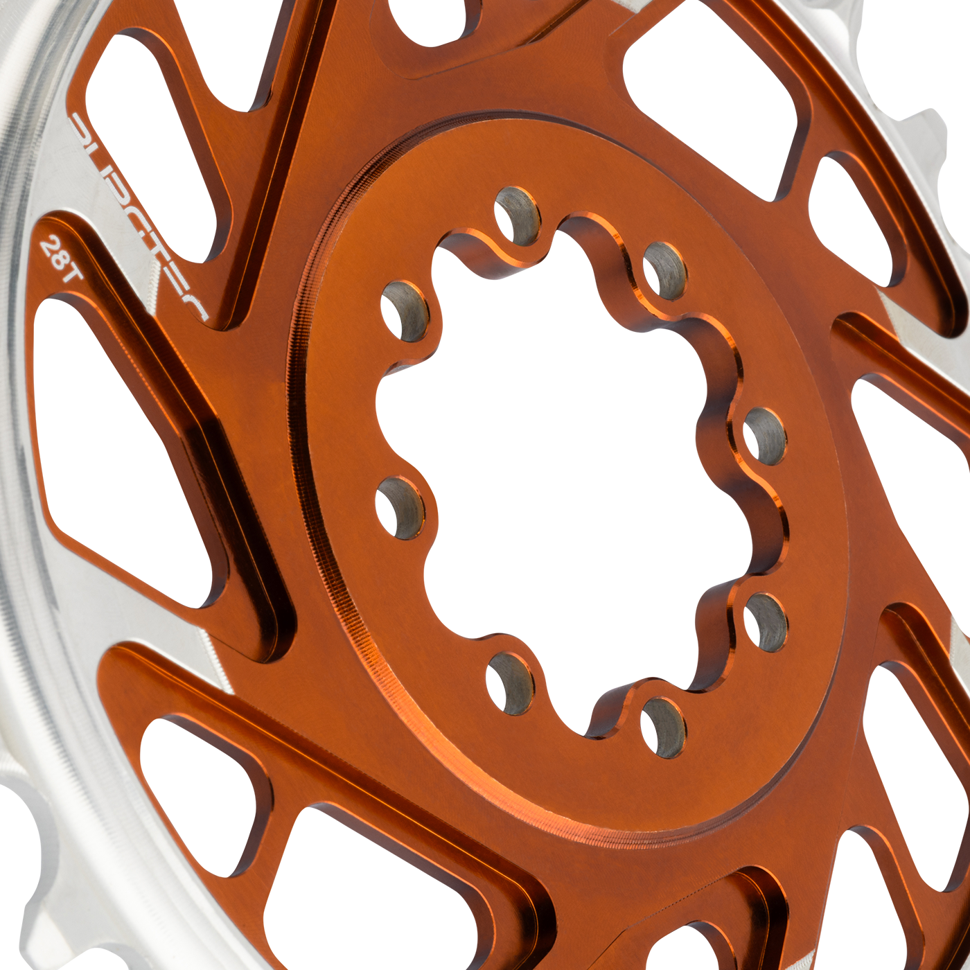 Mono Kettenblatt BURGTEC THICK THIN 12-fach BOOST Direct Mount 8 Schrauben T-Type Narrow Wide Offset 3mm Bronze