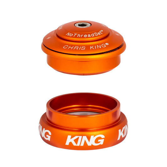 CHRIS KING INSET i8 1"1/8-1"1/4 ZS44/EC44 Orange Steuersatz CHRIS KING INSET i8 1"1/8-1"1/4 ZS44/EC44 Orange