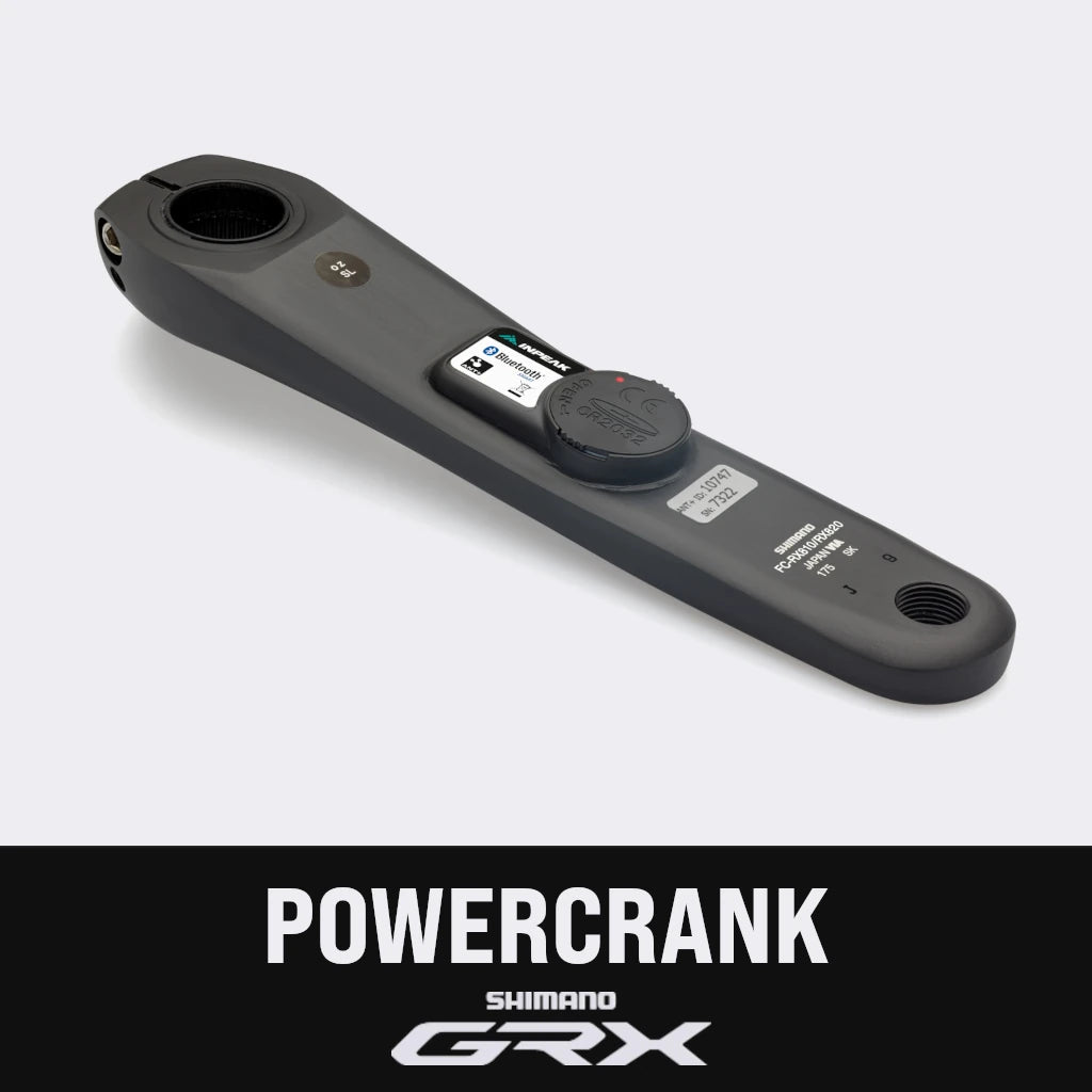 Linker Kurbelarm mit Leistungsmesser INPEAK POWERCRANK Shimano GRX RX810/820
