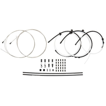 JAGWIRE ROAD ELITE LINK Brems- und Hüllenkabel-Set Schwarz