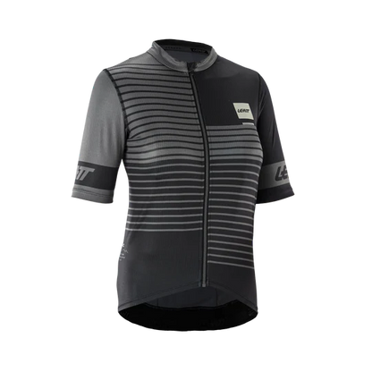 Trikot LEATT MTB ENDURANCE 3.0 Damen Kurzarm Schwarz