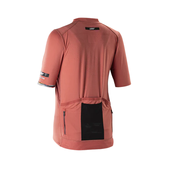 LEATT MTB ENDURANCE 5.0 CARGO Damen Kurzarm Trikot Rot