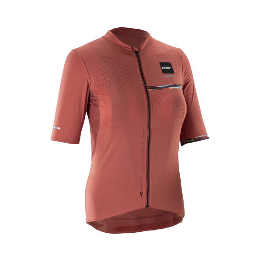LEATT MTB ENDURANCE 5.0 CARGO Damen Kurzarm Trikot Rot
