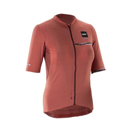 LEATT MTB ENDURANCE 5.0 CARGO Damen Kurzarm Trikot Rot