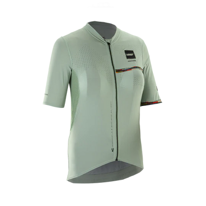 Trikot LEATT MTB ENDURANCE 5.0 CARGO Damen Kurzarm Grün