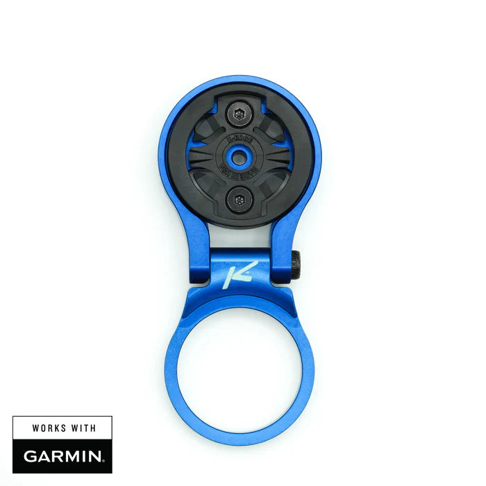 Lenkerhalterung für GPS Garmin K-EDGE MTB Einstellbar Blau