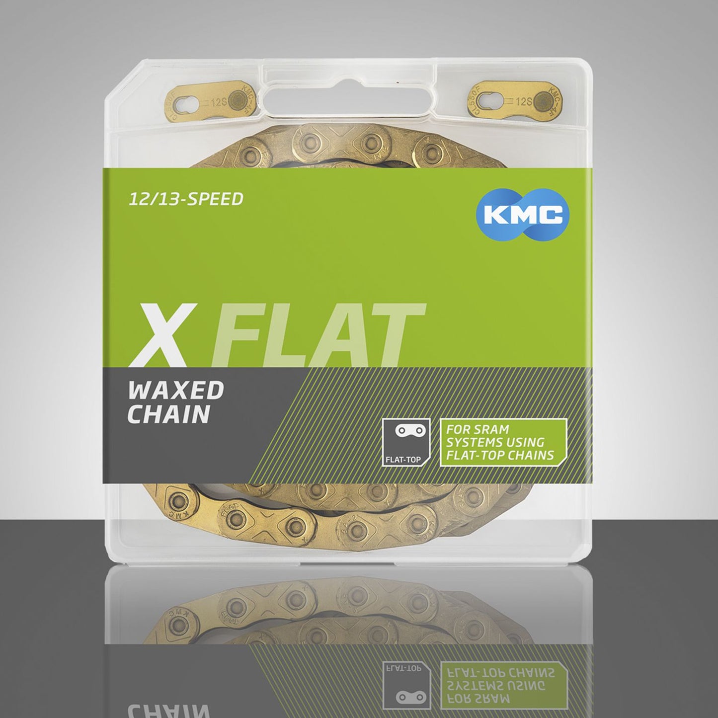 12/13-V-Kette KMC X Flat Waxed Gold